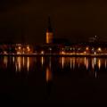 Rigaer Bruecken bei Nacht (100_0329.JPG) Riga Lettland Baltikum